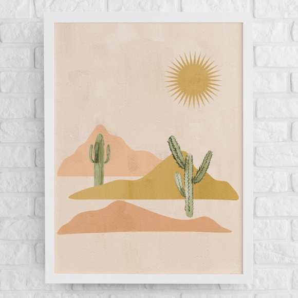 Wall Art Boho Nature Plants Print Illustration Unframed - Picture 6 of 15